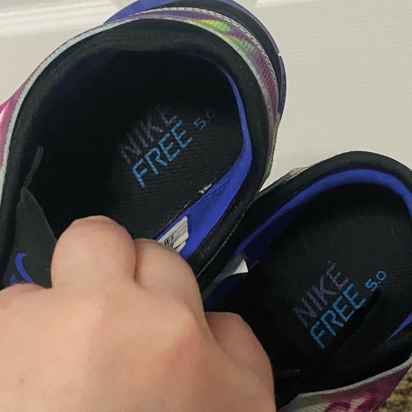 Women’s Nike Free TR 5.0 Running 2014 Vintage Tye Dye Purple Size 8.5 704695-002 - Picture 5 of 7